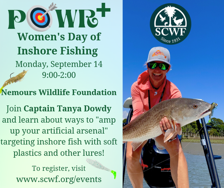 POWR+ Inshore Fishing Day at Nemours Wildlife Foundation