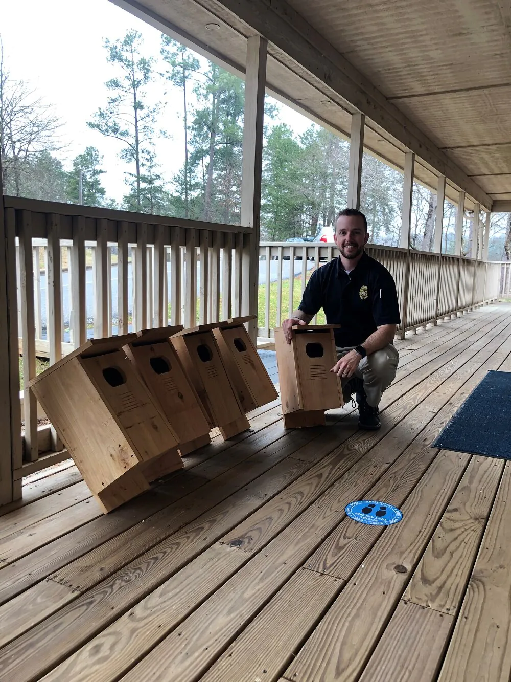 WAIT Partners Installing Wood Duck Boxes