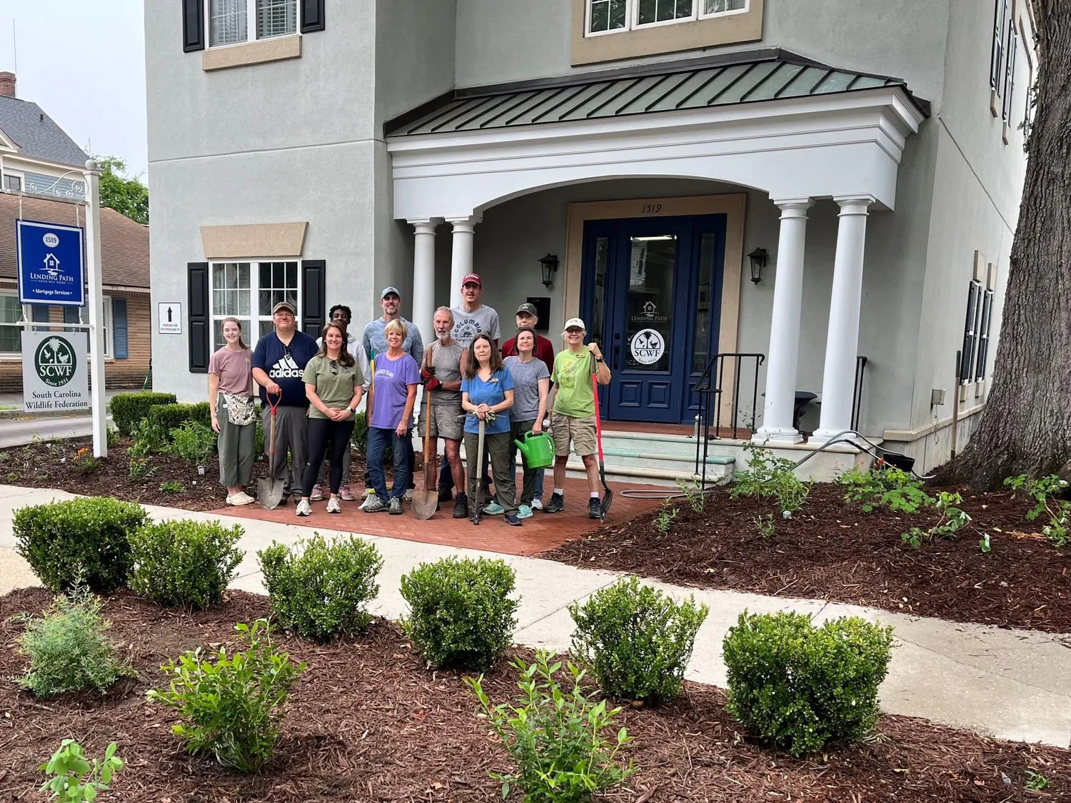 SCWF Gardens for Wildlife™ with new habitat garden