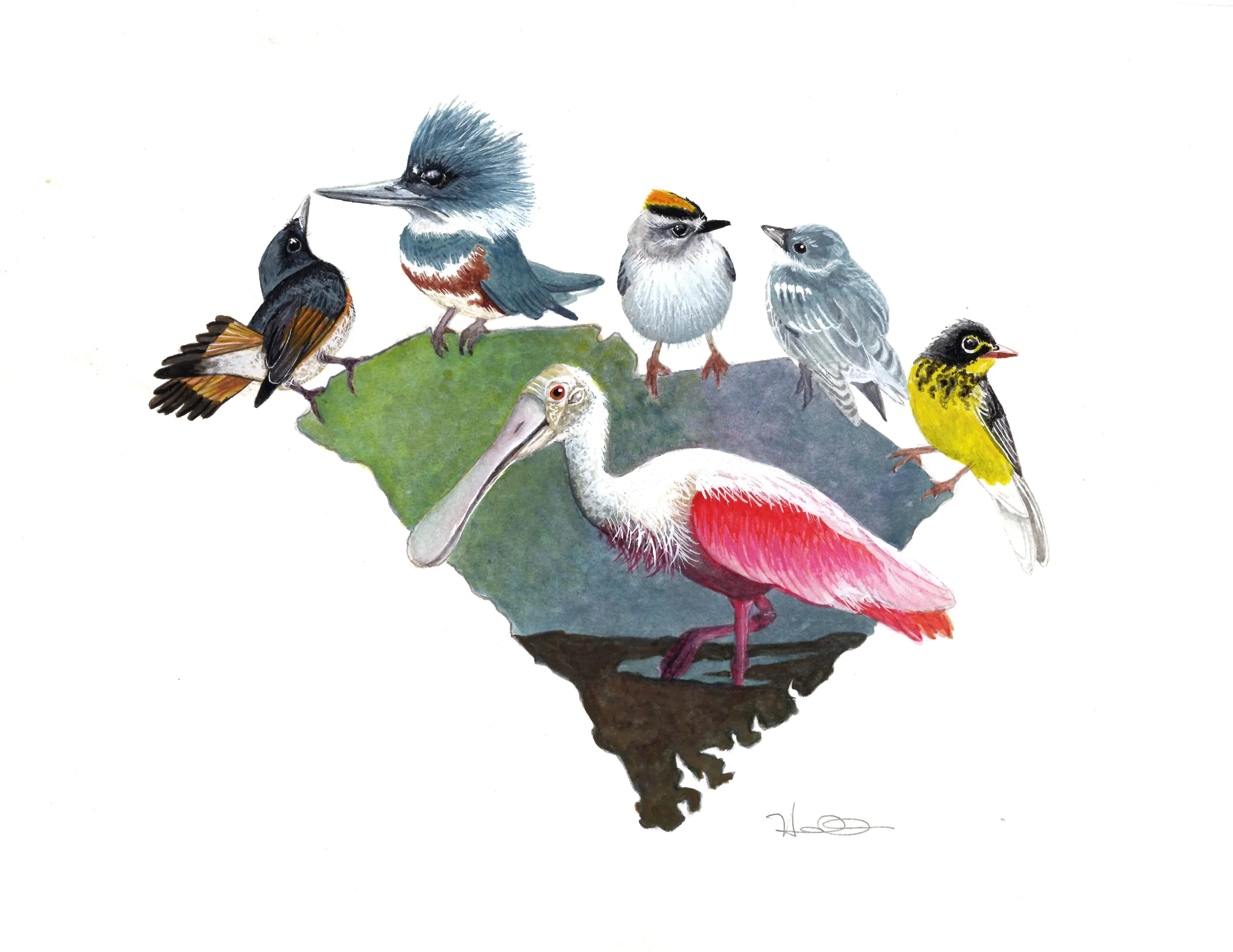 2025 Forks, Knives, & Spoonbills Art Contest Winner