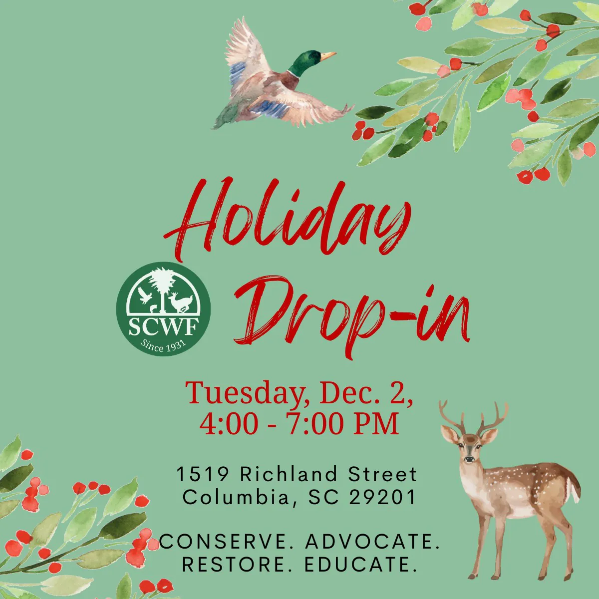 Holiday Drop-in