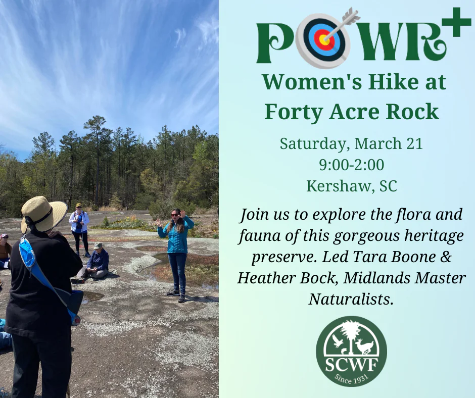 POWR+ Spring Hike at Forty Acre Rock